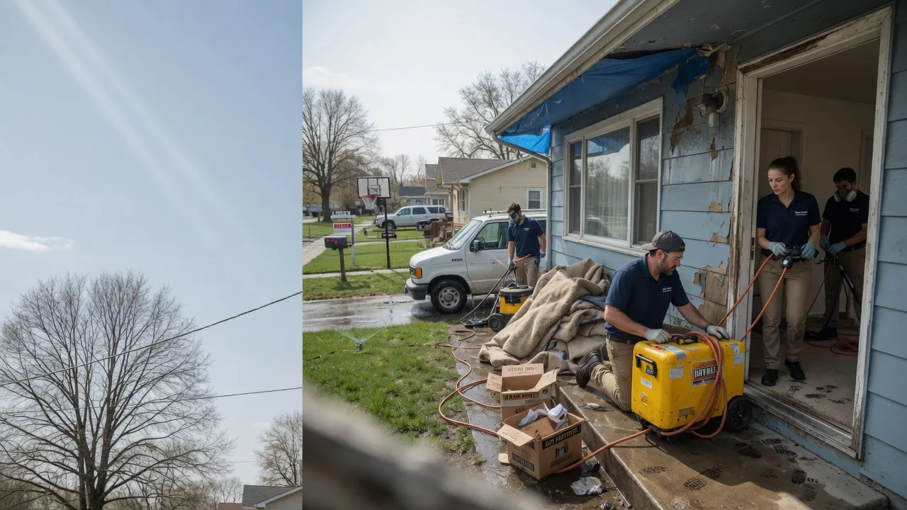 Basement Flood Cleanup in Cadott, WI near me